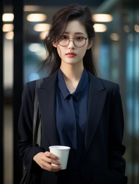 亚洲知性气质商务美女图片